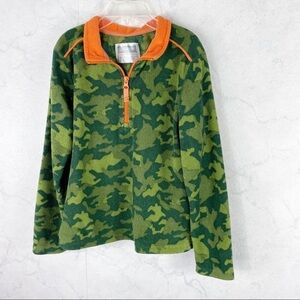 [Layer 8] Camo Quarter Zip Up